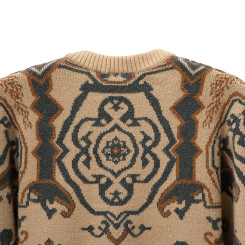 Carhartt WIP Verse Cardigan Verse Jacquard/Dusty H Brown I030849_17Q_XX Degli Uberti