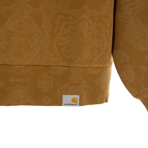 Carhartt WIP Verse Sweat Verse Print Hamilton Brown I031045 Degli Uberti