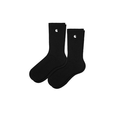 Carhartt WIP Madison Pack Socks Black/White I030923_1A5_XX degliuberti 1