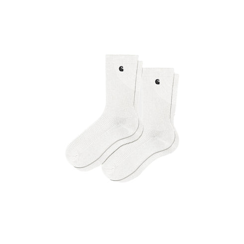 Carhartt WIP Madison Pack Socks White/Black I030923_1A6_XX degliuberti 1