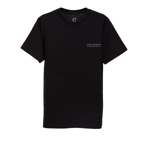Evisen E Rectangle T-Shirt Black 173718485 Degli Uberti