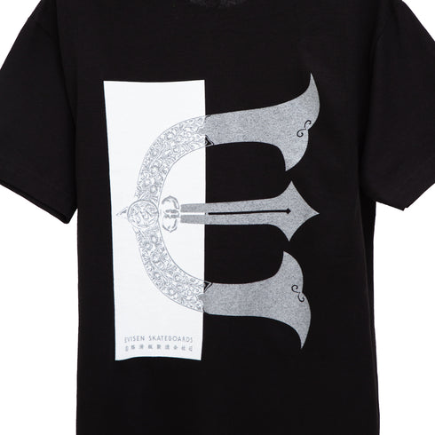 Evisen E Rectangle T-Shirt Black 173718485 Degli Uberti