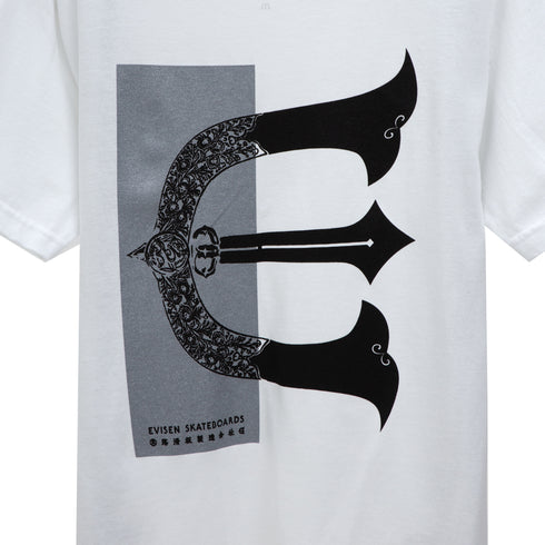 Evisen E Rectangle T-Shirt White 173718485 Degli Uberti