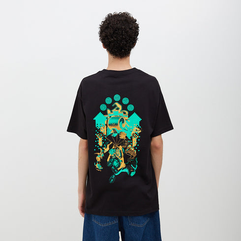 Evisen Replicant Drum T-Shirt Black 173720052 Degli Uberti