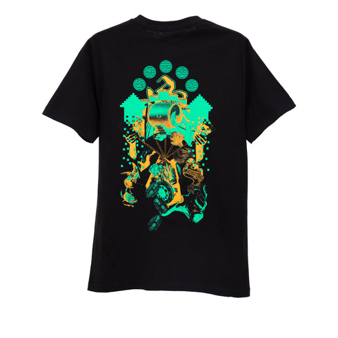 Evisen Replicant Drum T-Shirt Black 173720052 Degli Uberti