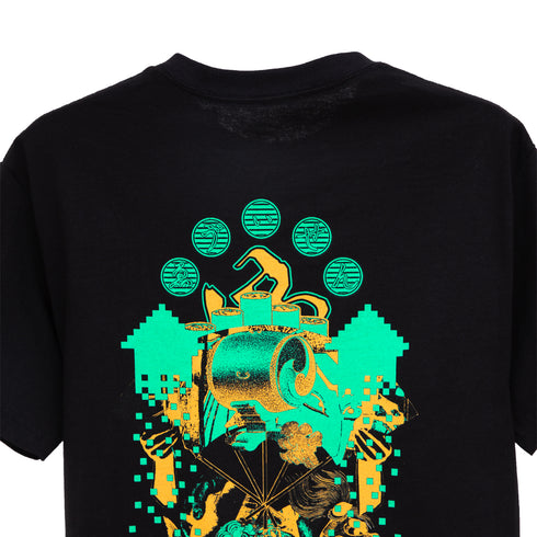 Evisen Replicant Drum T-Shirt Black 173720052 Degli Uberti