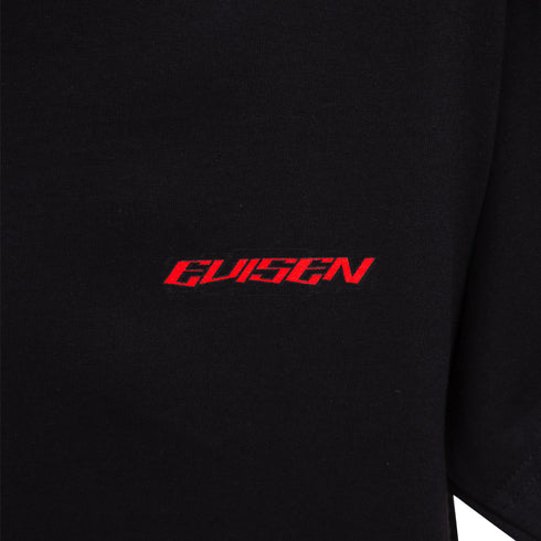 Evisen Wax On Kid T-Shirt Black 173718776 Degli Uberti