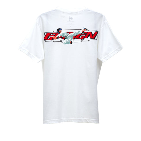 Evisen Wax On Kid T-Shirt White 173718776 Degli Uberti