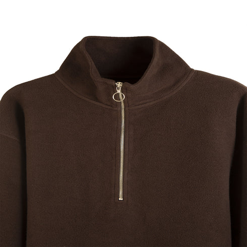 Mfpen Chaser Half Zip Dark Brown AW22-77 Degli Uberti