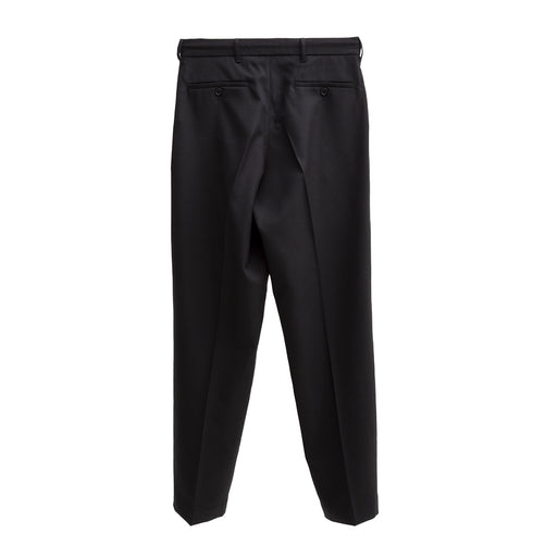 Mfpen Classic Trousers Black Wool Twill AW22-35A Degli Uberti