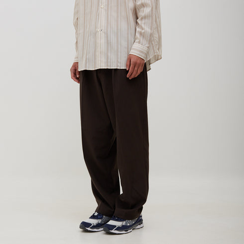 Mfpen Classic Trousers Dark Brown Pinstripe SS23-77 Degli Uberti