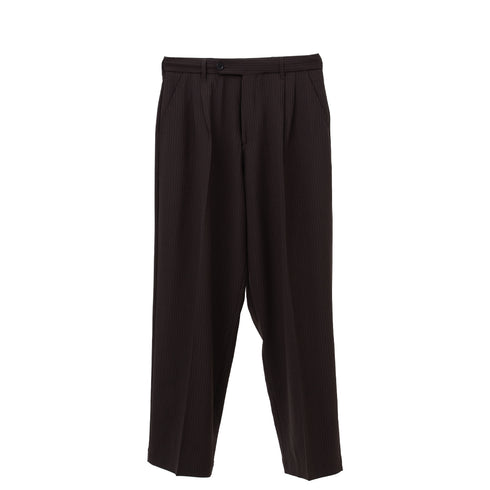 Mfpen Classic Trousers Dark Brown Pinstripe SS23-77 Degli Uberti