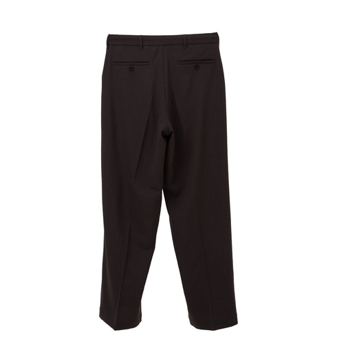 Mfpen Classic Trousers Dark Brown Pinstripe SS23-77 Degli Uberti