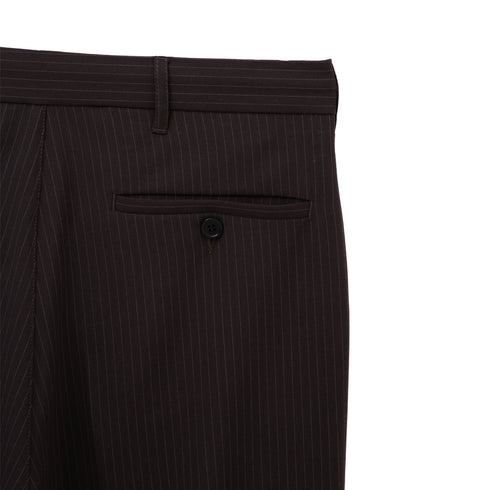 Mfpen Classic Trousers Dark Brown Pinstripe SS23-77 Degli Uberti
