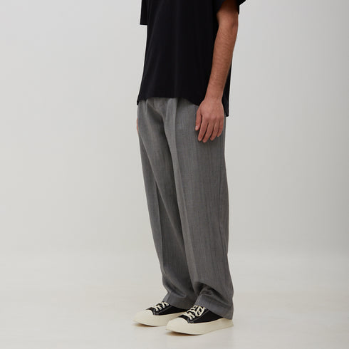 Mfpen Classic Trousers Light Grey Herringbone AW22-58 Degli Uberti