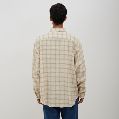 Mfpen Exact Shirt Biscuit Check AW22-31 Degli Uberti