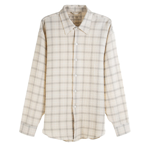 Mfpen Exact Shirt Biscuit Check AW22-31 Degli Uberti