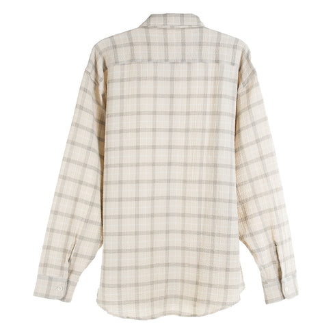 Mfpen Exact Shirt Biscuit Check AW22-31 Degli Uberti
