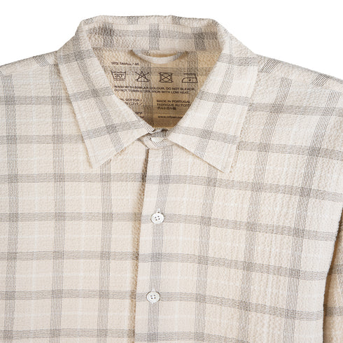 Mfpen Exact Shirt Biscuit Check AW22-31 Degli Uberti