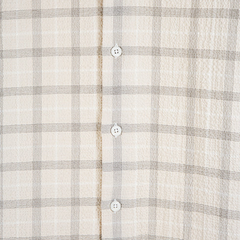 Mfpen Exact Shirt Biscuit Check AW22-31 Degli Uberti