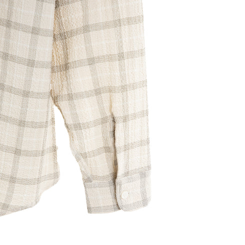 Mfpen Exact Shirt Biscuit Check AW22-31 Degli Uberti