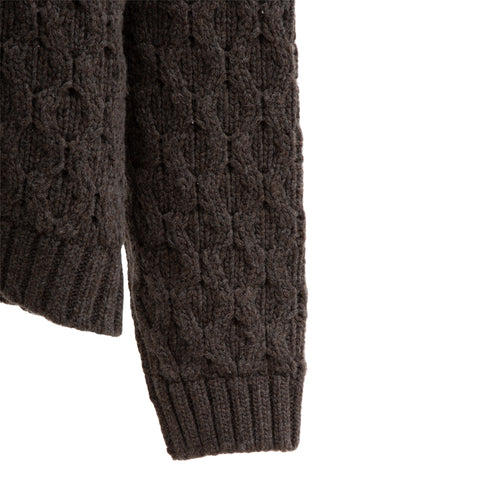 Mfpen Fence Cardigan Brown AW22-09 Degli Uberti