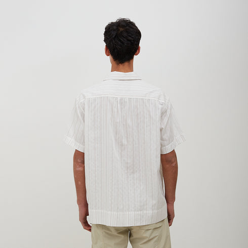 Mfpen Holiday Shirt Light Brown Stripe SS23-55 Degli Uberti