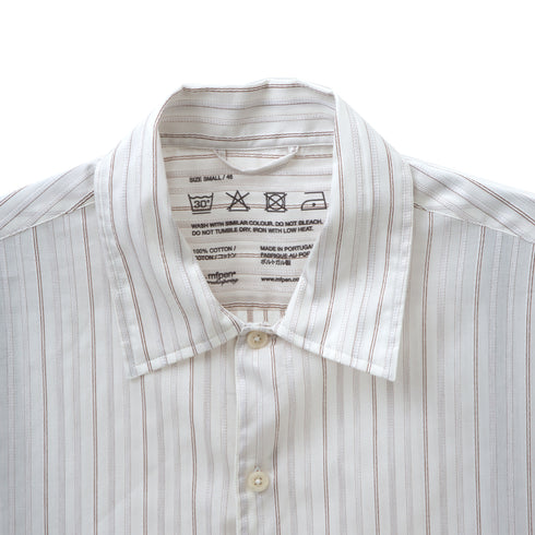 Mfpen Holiday Shirt Light Brown Stripe SS23-55 Degli Uberti