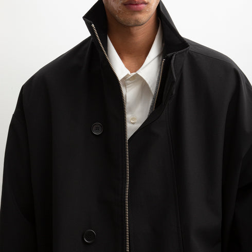 Mfpen Johnston Coat Black AW22-54 Degli Uberti