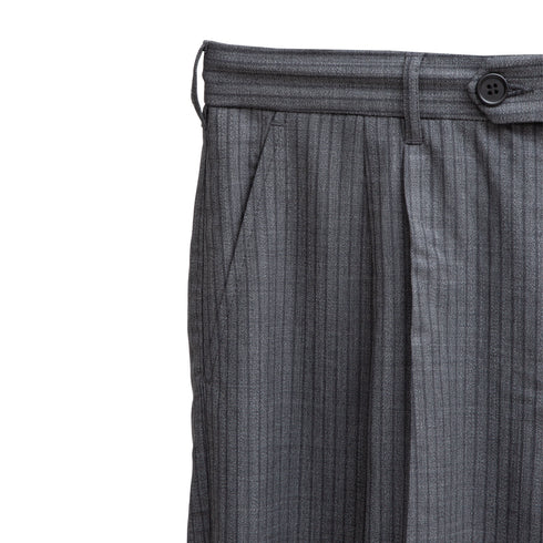 Mfpen Scene Trousers Dark Grey Stripe AW22-53 Degli Uberti