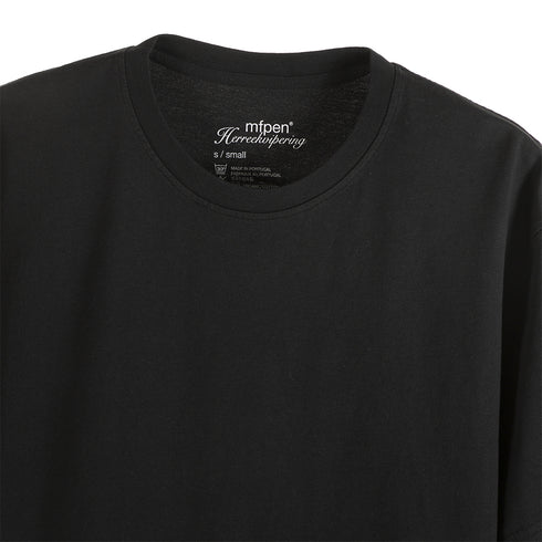 Mfpen Standard Tee Black SS22-36 Detail Degli Uberti