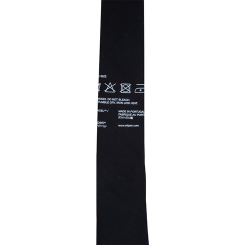 Mfpen Tie Black Tencel SS23-50 Degli Uberti