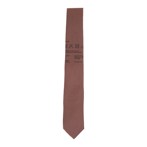 Mfpen Tie Brown Tencel SS23-51 Degli Uberti