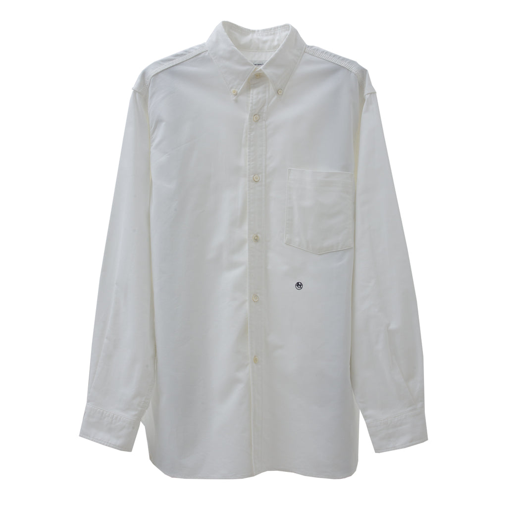 Nanamica Button Down Wind Shirt White SUGS006E Degli Uberti