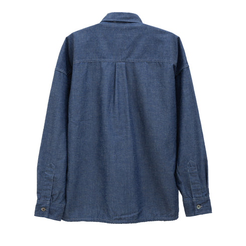 Nanamica Chambray CPO Shirt Jacket Indigo SUAS342E Degli Uberti