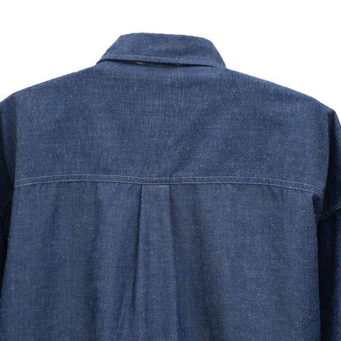 Nanamica Chambray CPO Shirt Jacket Indigo SUAS342E Degli Uberti
