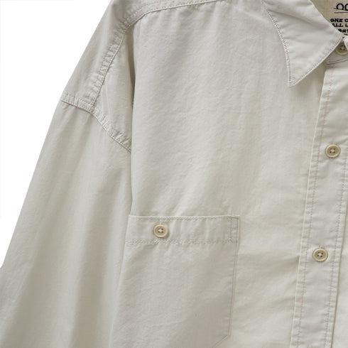 Nanamica Deck Shirt Ecru SUGF294E Degli Uberti