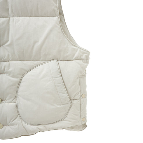 Nanamica Down Vest Ecru SUAF291E Degli Uberti