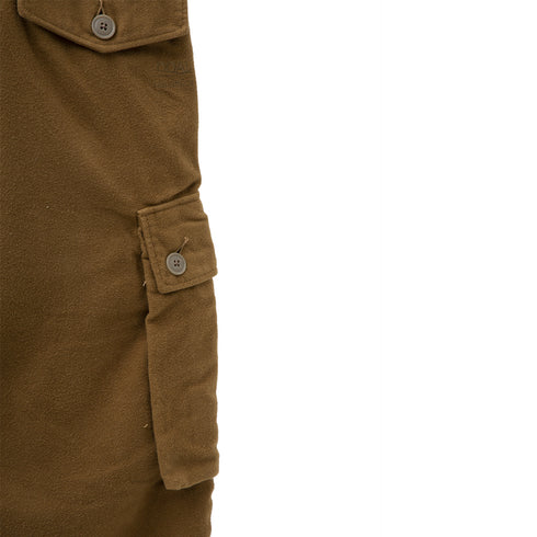 Nanamica Flannel Easy Cargo Pant Camel SUCF252E Degli Uberti