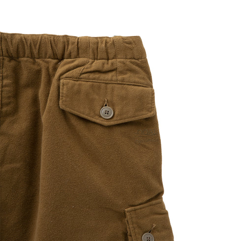 Nanamica Flannel Easy Cargo Pant Camel SUCF252E Degli Uberti
