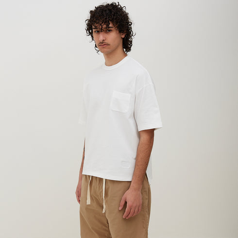 Nanamica H/S Pocket Tee White SUHS229E Degli Uberti