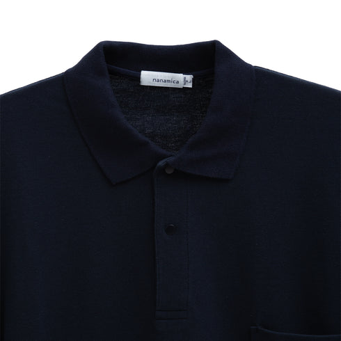 Nanamica H/S Polo Shirt Navy SUHS316E Degli Uberti