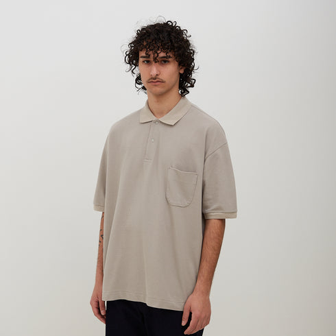 Nanamica H/S Polo Shirt Taupe SUHS316E Degli Uberti