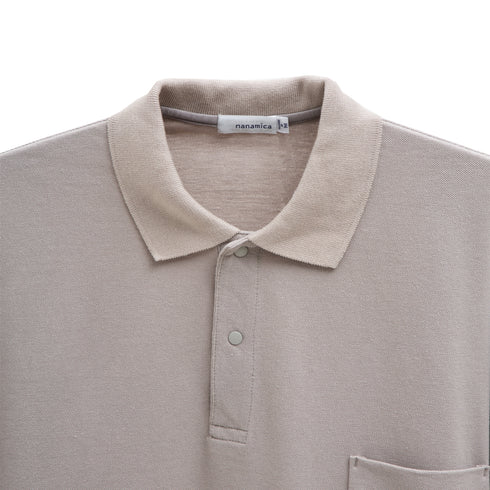 Nanamica H/S Polo Shirt Taupe SUHS316E Degli Uberti