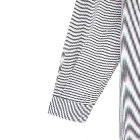 Nanamica Regular Collar Stripe Wind Shirt Black SUGF259E Degli Uberti