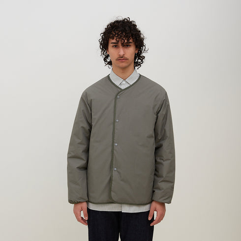 Nanamica Reversible Down Cardigan Sage Green SUAF269E Degli Uberti