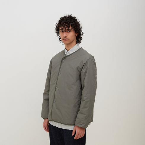 Nanamica Reversible Down Cardigan Sage Green SUAF269E Degli Uberti