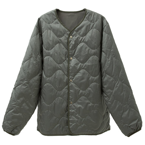 Nanamica Reversible Down Cardigan Sage Green SUAF269E Degli Uberti