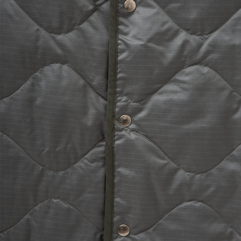 Nanamica Reversible Down Cardigan Sage Green SUAF269E Degli Uberti