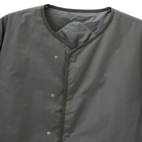 Nanamica Reversible Down Cardigan Sage Green SUAF269E Degli Uberti